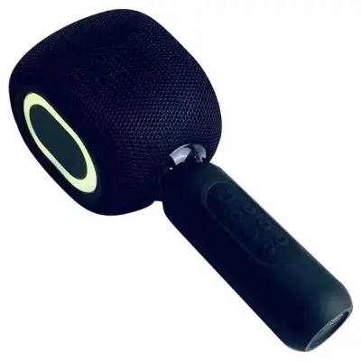 Караоке мікрофон-колонка KMC500 Black, Чорна Караоке мікрофон-колонка KMC500 Black, Чорна