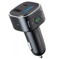 FM Трансмітер Earldom ET-M52 Black, Чорний FM Трансмітер Earldom ET-M52 Black, Чорний