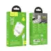 Мережевий зарядний пристрій Hoco N21 1PD+1USB 30W + Кабель Type-C to Type-C White, Білий