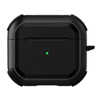 Чохол для навушників AirPods 4 Протиударний Black ed. Чорний