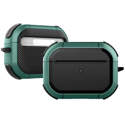 Чохол для AirPods Pro 2/ AirPods Pro Протиударний Black ed. Зелений