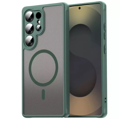 Чехол Накладка Bloom MagSafe Xiaomi Redmi Note 13 4G Зеленая