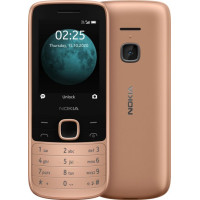 Кнопковий телефон Nokia 225 4G Dual Sim Sand, пісочний