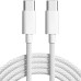 Кабель дата Type-C to Type-C (MQKJ3) 1м Белый