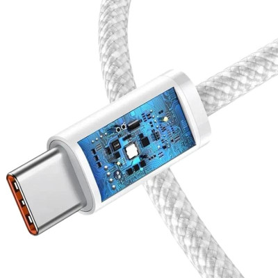 Кабель дата Type-C to Type-C (MQKJ3) 1м Белый