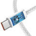 Кабель дата Type-C to Type-C (MQKJ3) 1м Белый