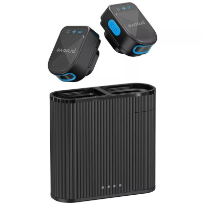 Беспроводной петличный микрофон Proove DualCast Черный Беспроводной петличный микрофон Proove DualCast Черный