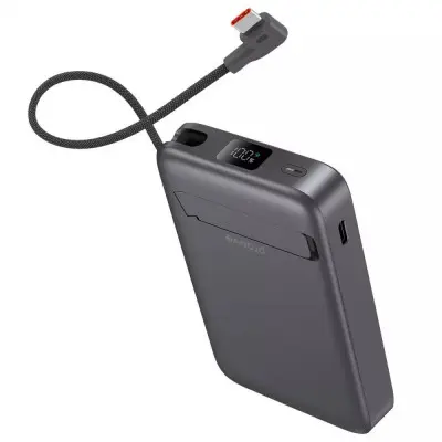 Універсальна мобільна батарея Повербанк Proove OverPower QI2 10000mAh 35W Сірий