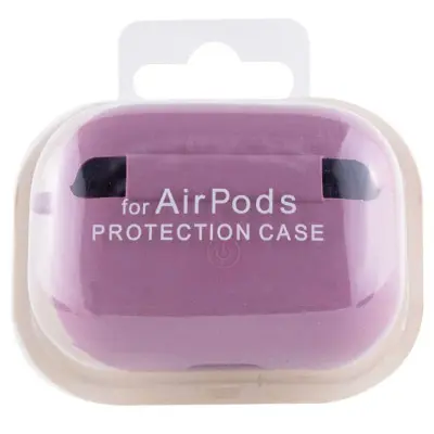 Чохол для навушників AirPods 4 Microfiber Бузковий/Lilac Pride