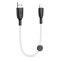 Кабель дата короткий XO NB247 Type-C 0.25м Білий