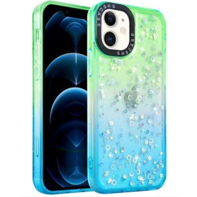 Чохол накладка Shiny-S Motorola G32 Зелено-синя