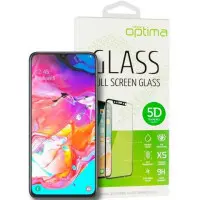 Защитное стекло 5D Samsung A515 (A51) Чёрное