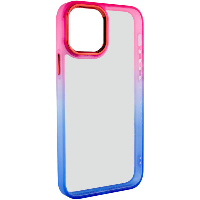 Чехол накладка Fresh sip iPhone 11 Синий/ Розовый