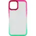Чехол накладка Fresh sip iPhone 11 Салатовый/ Розовый