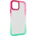 Чехол накладка Fresh sip iPhone 11 Салатовый/ Розовый