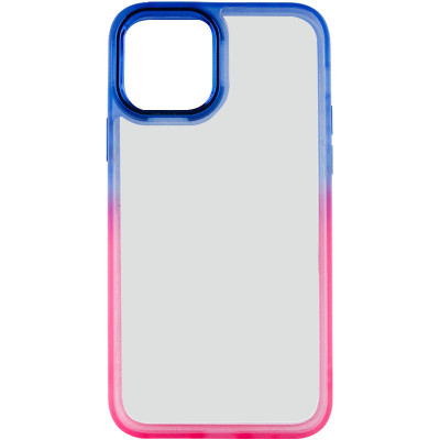 Чехол накладка Fresh sip iPhone 11 Розовый/ Синий