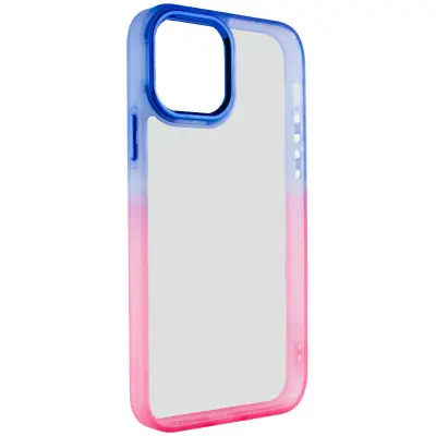 Чехол накладка Fresh sip iPhone 11 Розовый/ Синий