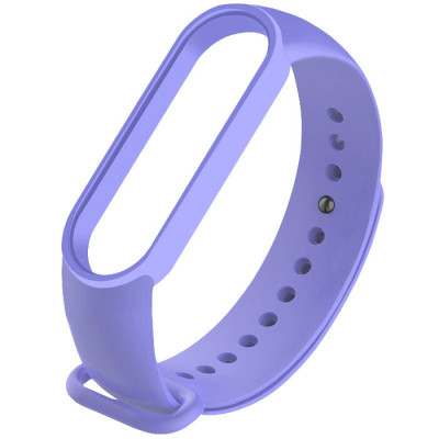 Ремешок Силикон Mi Band 3/4 Элегантный Фиолетовый