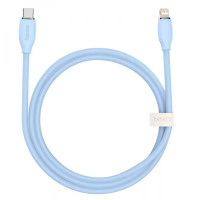 Кабель дата Baseus Jelly Type-C to Lightning 1.2м Блакитний Кабель дата Baseus Jelly Type-C to Lightning 1.2м Блакитний