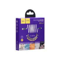 Кабель дата Hoco X21 USB Type A - Lightning 2м Чёрно-белый Кабель дата Hoco X21 USB Type A - Lightning 2м Чёрно-белый