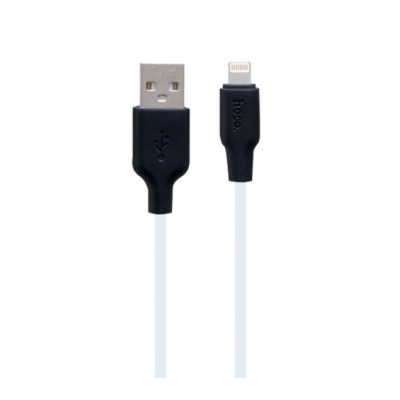 Кабель дата Hoco X21 USB Type A - Lightning 2м Чёрно-белый