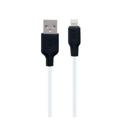 Кабель дата Hoco X21 USB Type A - Lightning 2м Чёрно-белый Кабель дата Hoco X21 USB Type A - Lightning 2м Чёрно-белый