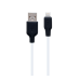 Кабель дата Hoco X21 USB Type A - Lightning 2м Чёрно-белый