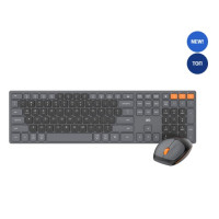 Клавіатура + миша бездротова Fantech Go WK895 Сірий