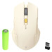 Бездротова миша BT Fantech WG12R Raigor III beige, Бежева