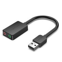 Адаптер Vention 2-port USB External Sound Card 0.15M