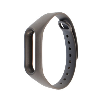 Ремінець Силікон Mi Band 3/4 Темно-Серый