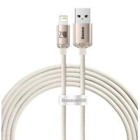 Кабель дата Baseus Crystal Shine Lightning 1.2м Рожевий Кабель дата Baseus Crystal Shine Lightning 1.2м Рожевий