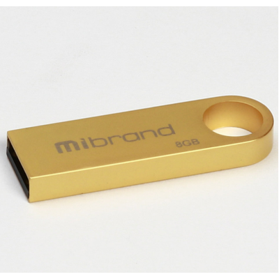 Флеш пам\'ять USB 8Gb Mibrand Puma USB 2.0 Gold, Золотий