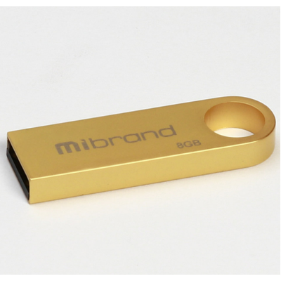 Флеш память USB 8Gb Mibrand Puma USB 2.0 Gold, Золотой