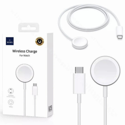 Зарядный кабель USB-C Wiwu M9  iWatch White, Белый