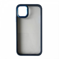Чехол накладка Crystal Guard iPhone 11 Pro Max Темно-синяя
