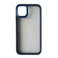 Чехол накладка Crystal Guard iPhone 11 Pro Max Темно-синяя
