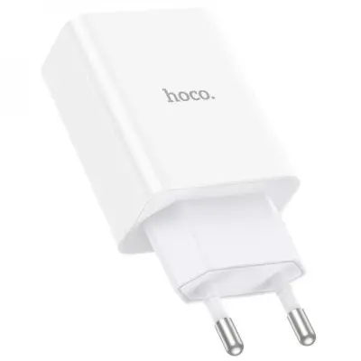 Мережевий зарядний пристрій Hoco C99A 2PD20W + QC3.0 3A Білий