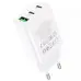 Мережевий зарядний пристрій Hoco C99A 2PD20W + QC3.0 3A Білий