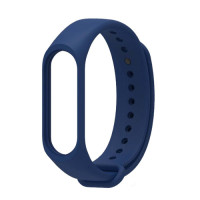 Ремешок Силикон Mi Band 3/4 Темно-синий