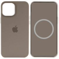 Чехол накладка HC Magsafe iPhone 15 Серая/Clay (AAA Animation) Чехол накладка HC Magsafe iPhone 15 Серая/Clay (AAA Animation)