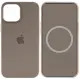 Чохол накладка HC Magsafe iPhone 15 Сіра/Clay (AAA Animation)