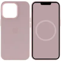Чехол накладка HC Magsafe iPhone 13 Pro  Розовая/Chalk Pink  (AAA Animation)
