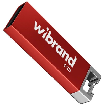Флеш память USB 4Gb Wibrand Chameleon USB 2.0 Красная