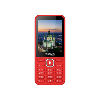 Мобільний телефон Sigma X-style 31 Power Type-C Red, червоний