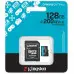 Micro SD 128Gb Kingston Canvas GO! Plus R200/W200MB/s + SD-адаптер