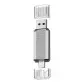 Флеш пам'ять USB 32Gb T&G 009 Type-C to USB 3.0 Срібний
