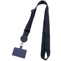 Шнурок (широкий) для смартфона Темно-синій