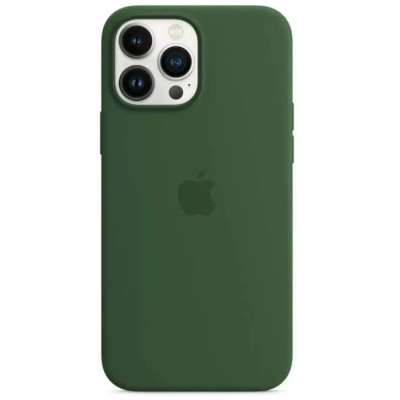 Чохол накладка HC MagSafe iPhone 13 Pro Темно-зелена (Clover)