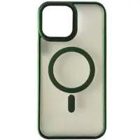 Чехол накладка Perfect MagSafe iPhone 13 Pro Зелена (Titanium Green)
